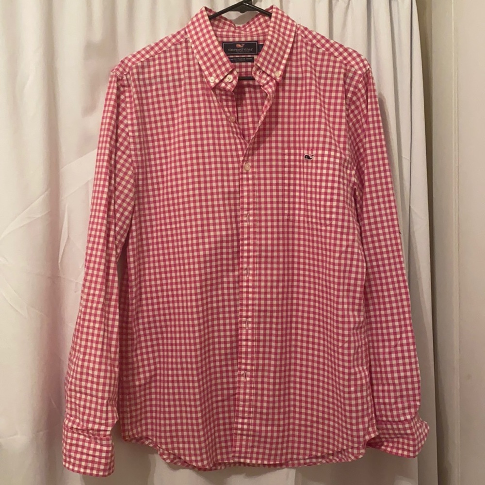 Vineyard vines shirt plaid man